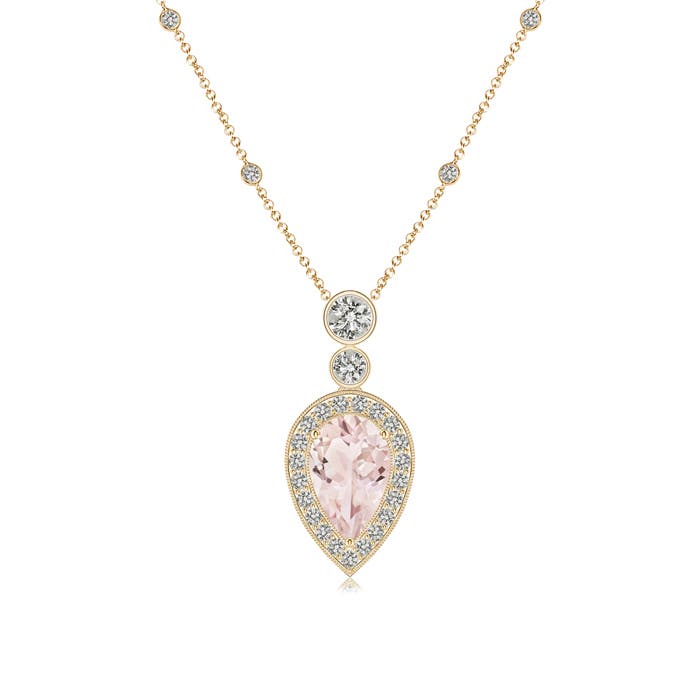 A - Morganite / 1.58 CT / 14 KT Yellow Gold