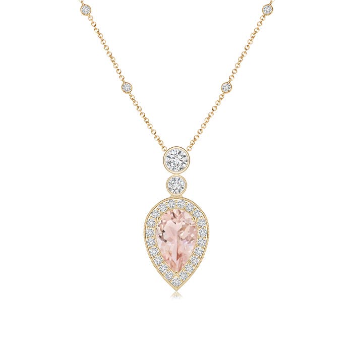 AAA - Morganite / 1.58 CT / 14 KT Yellow Gold