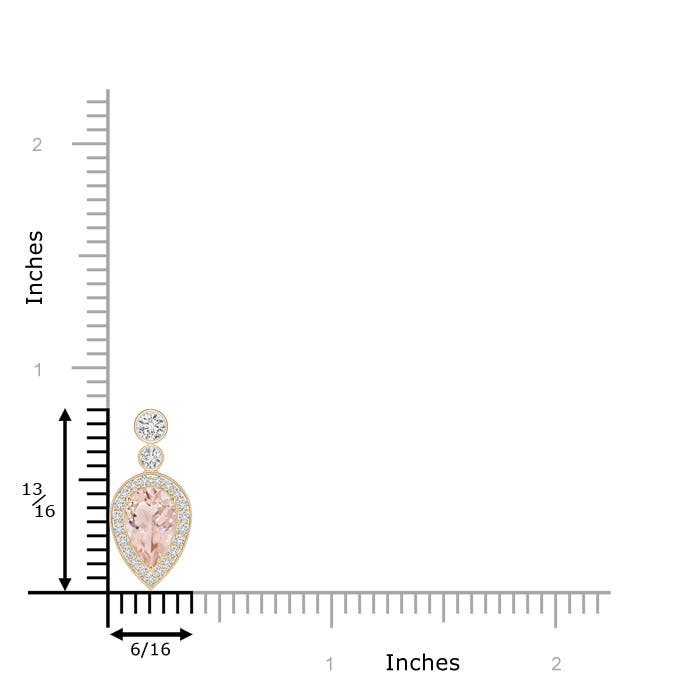 AAA - Morganite / 1.58 CT / 14 KT Yellow Gold