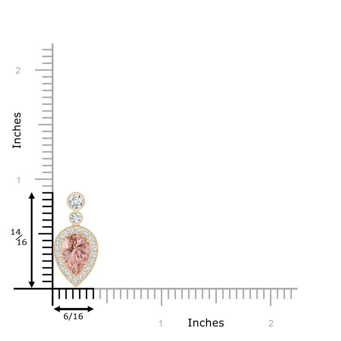 AAAA - Morganite / 2.01 CT / 14 KT Yellow Gold