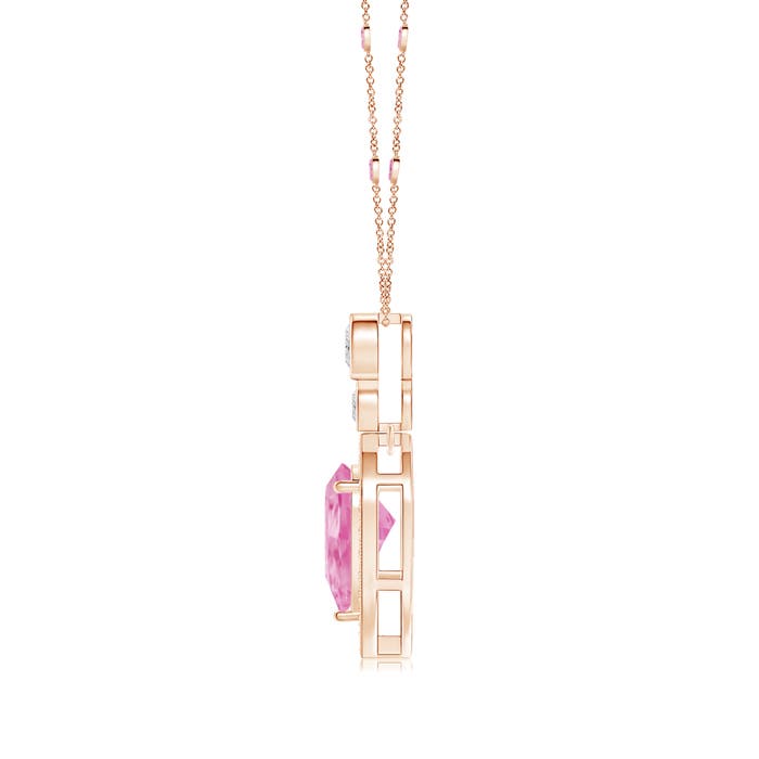 A - Pink Sapphire / 2.07 CT / 14 KT Rose Gold