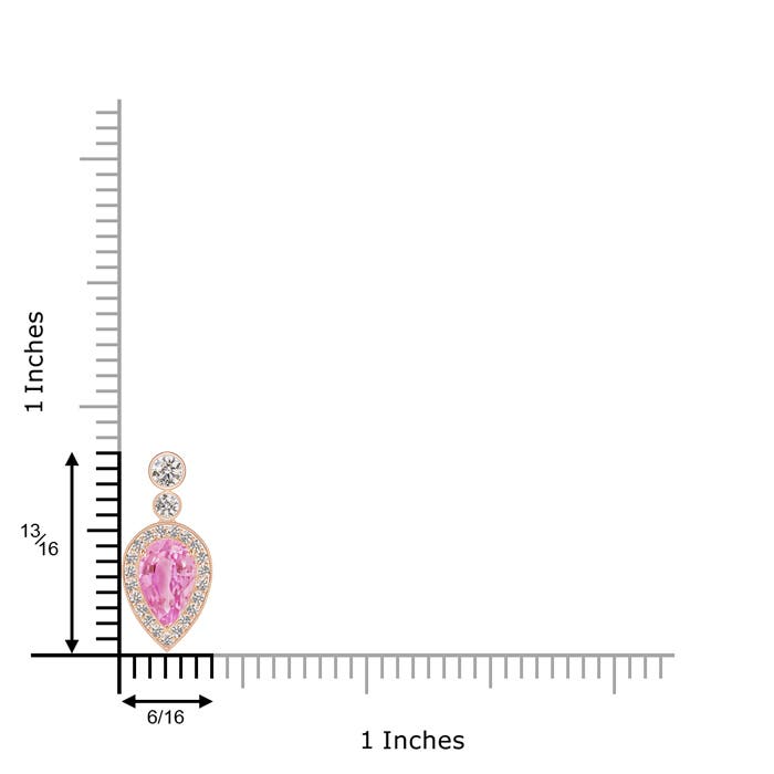 A - Pink Sapphire / 2.07 CT / 14 KT Rose Gold