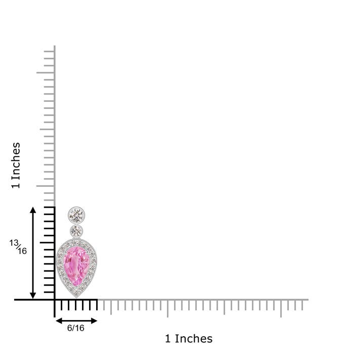 A - Pink Sapphire / 2.07 CT / 14 KT White Gold