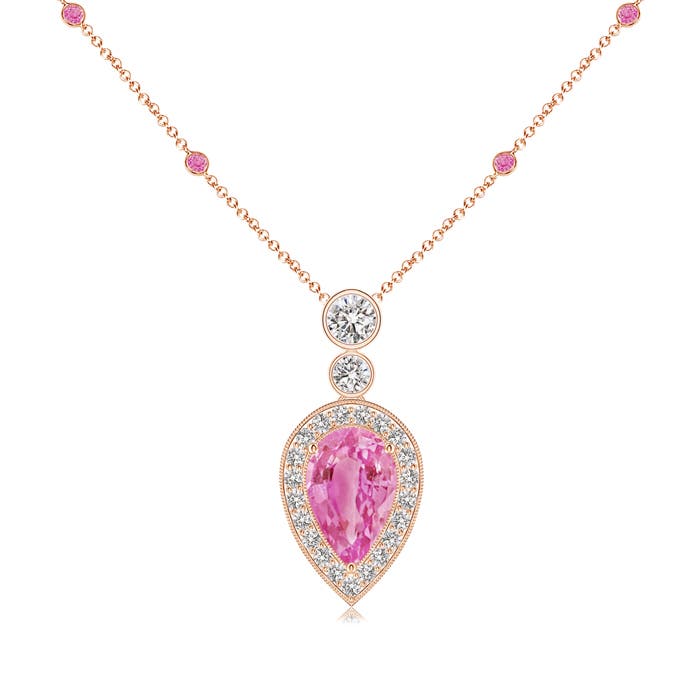 AA - Pink Sapphire / 2.07 CT / 14 KT Rose Gold