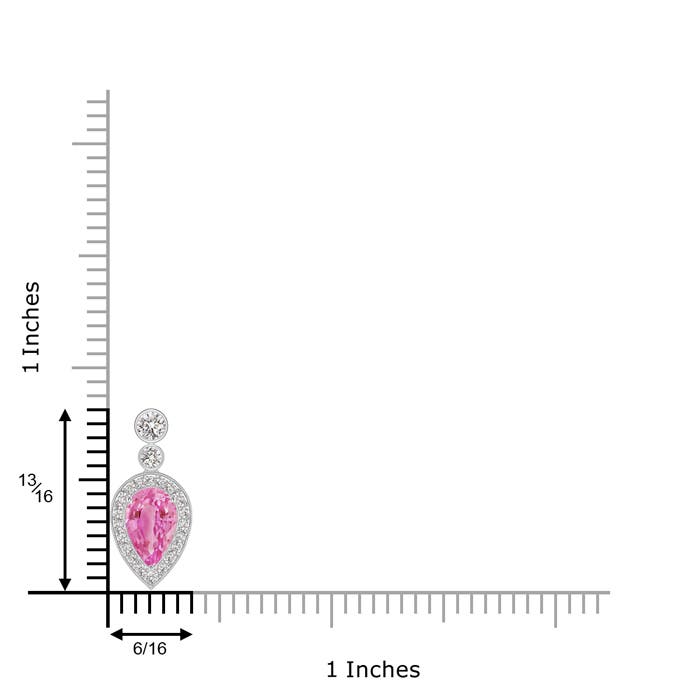 AA - Pink Sapphire / 2.07 CT / 14 KT White Gold