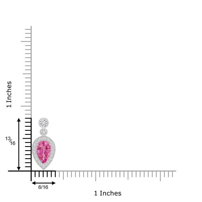 AAA - Pink Sapphire / 2.07 CT / 14 KT White Gold