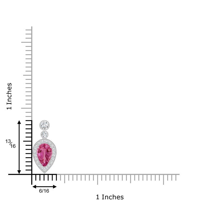 AAAA - Pink Sapphire / 2.07 CT / 14 KT White Gold