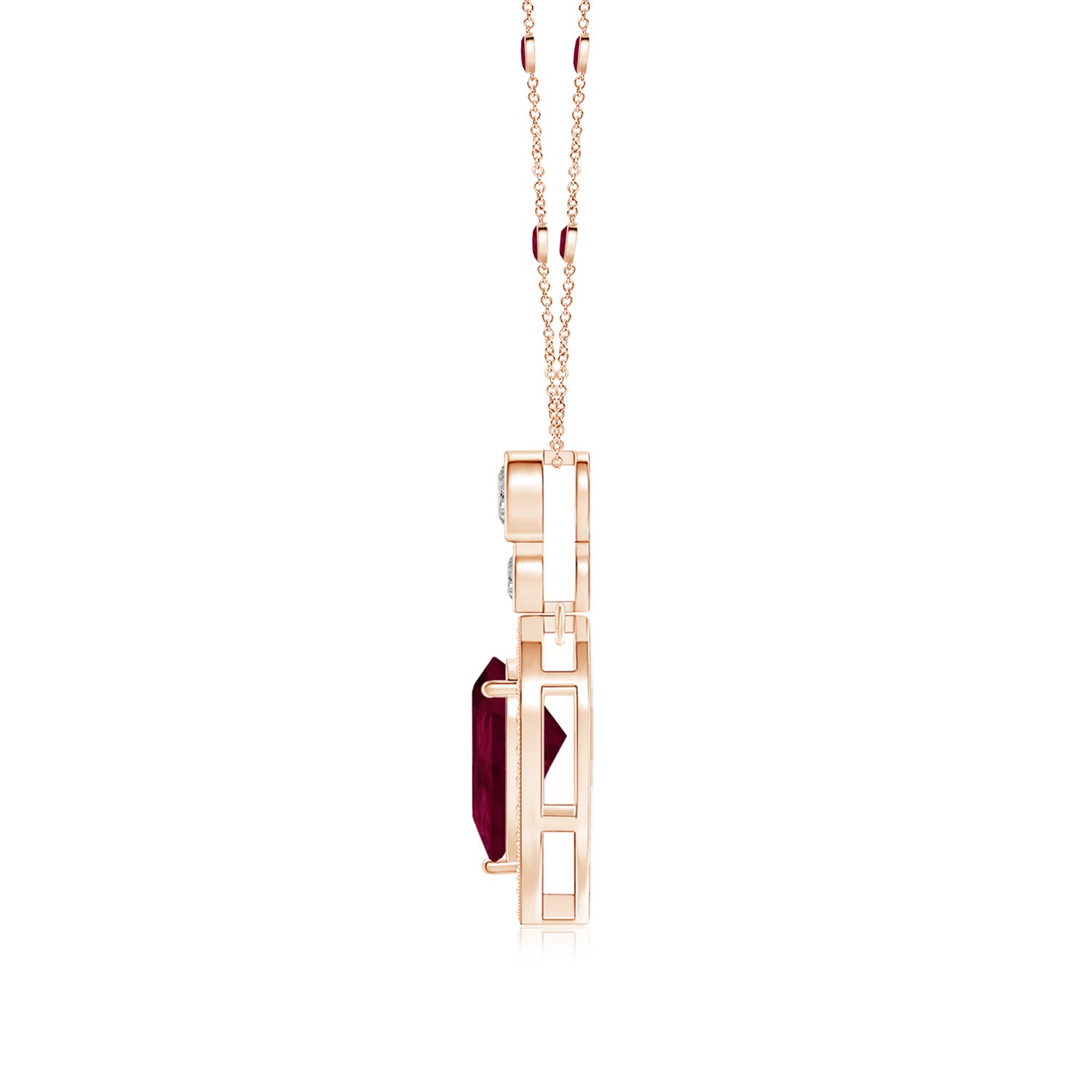 A - Ruby / 1.91 CT / 14 KT Rose Gold