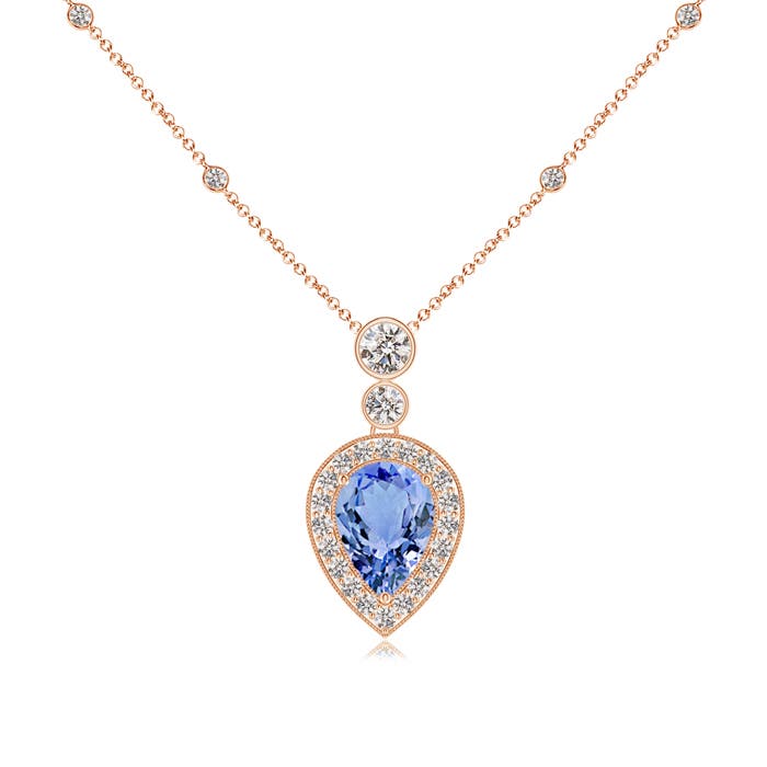 A - Tanzanite / 1.14 CT / 14 KT Rose Gold