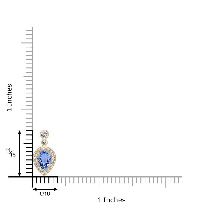 A - Tanzanite / 1.14 CT / 14 KT Yellow Gold