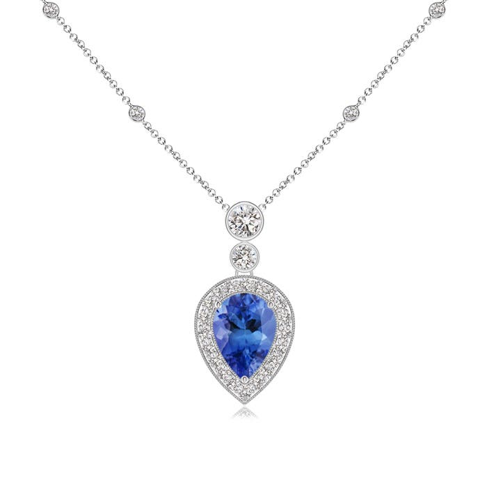 AA - Tanzanite / 1.14 CT / 14 KT White Gold