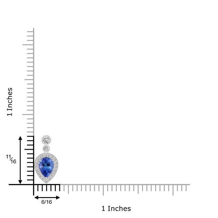 AA - Tanzanite / 1.14 CT / 14 KT White Gold