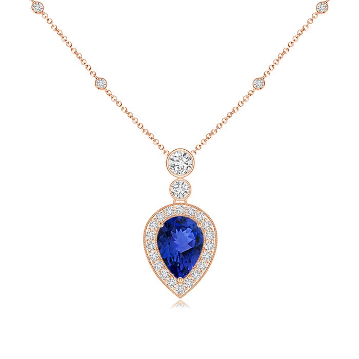 AAA - Tanzanite / 1.14 CT / 14 KT Rose Gold