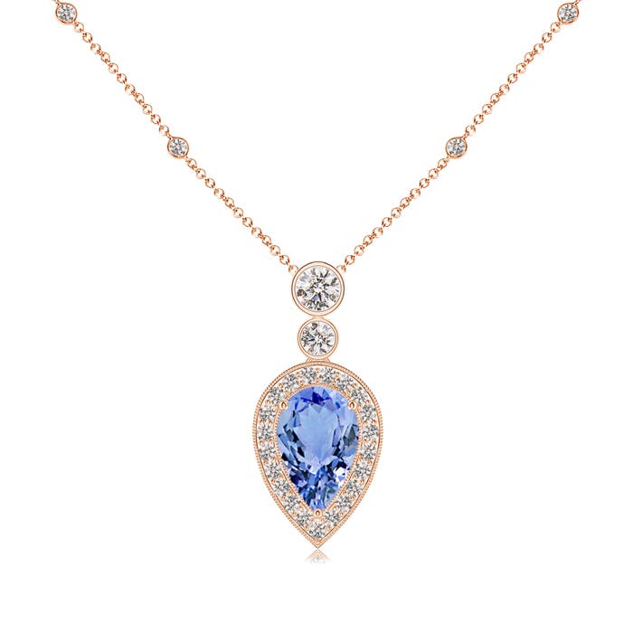 A - Tanzanite / 1.58 CT / 14 KT Rose Gold