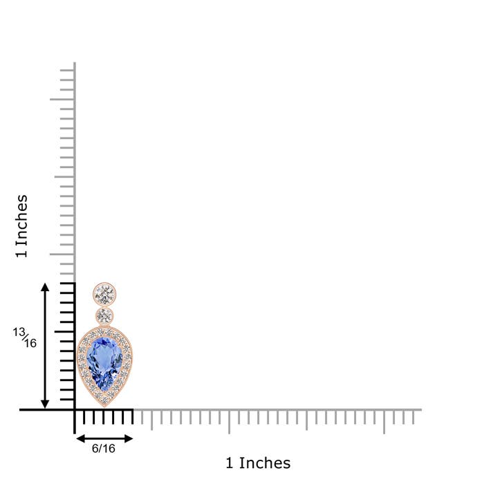 A - Tanzanite / 1.58 CT / 14 KT Rose Gold