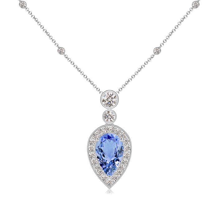 A - Tanzanite / 1.58 CT / 14 KT White Gold