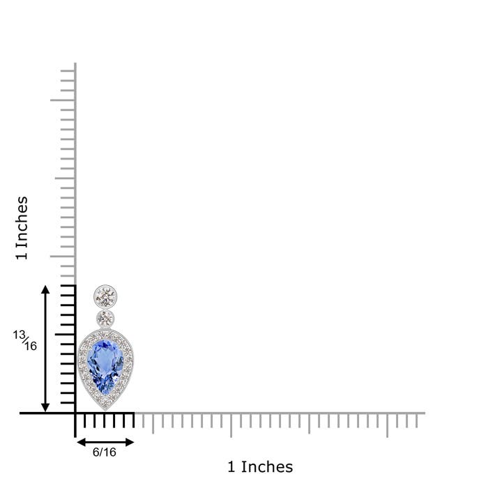 A - Tanzanite / 1.58 CT / 14 KT White Gold