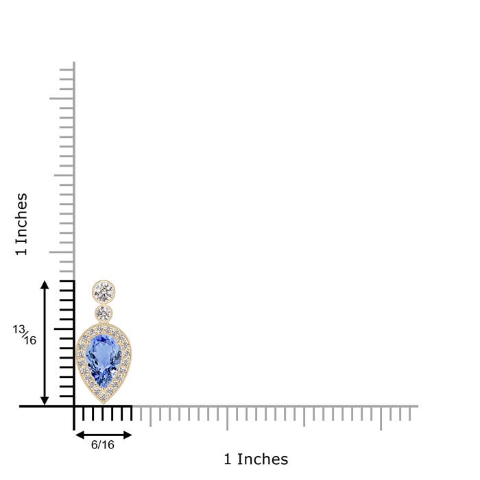 A - Tanzanite / 1.58 CT / 14 KT Yellow Gold