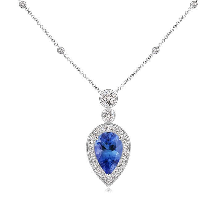 AA - Tanzanite / 1.58 CT / 14 KT White Gold