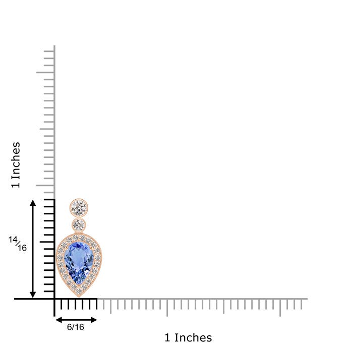 A - Tanzanite / 2.16 CT / 14 KT Rose Gold