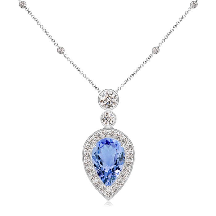 A - Tanzanite / 2.16 CT / 14 KT White Gold