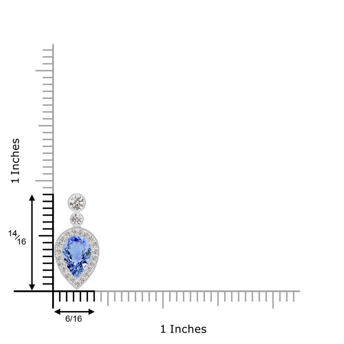 A - Tanzanite / 2.16 CT / 14 KT White Gold