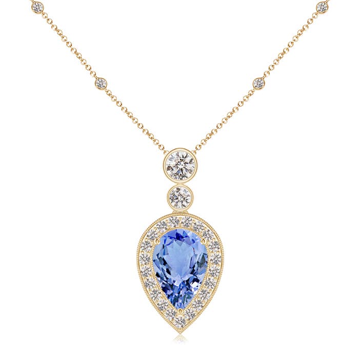 A - Tanzanite / 2.16 CT / 14 KT Yellow Gold