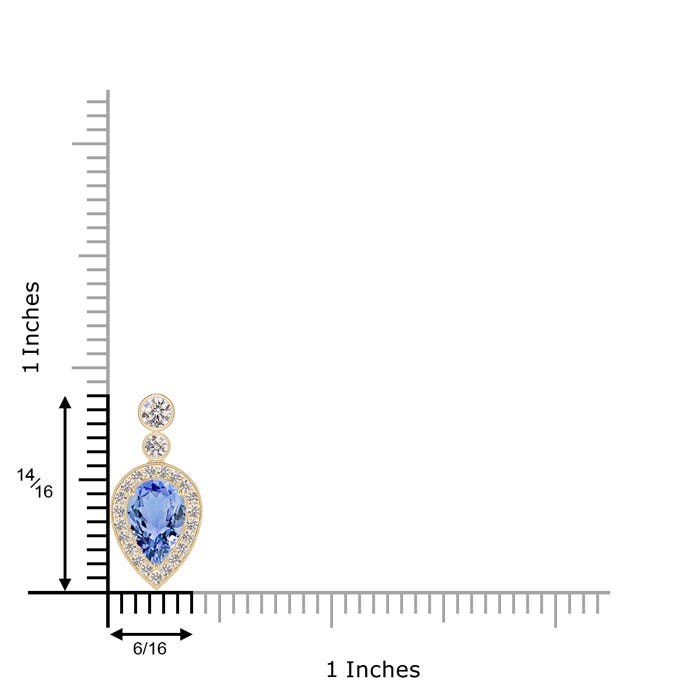 A - Tanzanite / 2.16 CT / 14 KT Yellow Gold