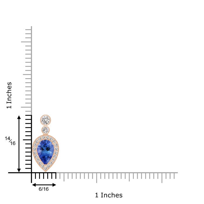 AA - Tanzanite / 2.16 CT / 14 KT Rose Gold