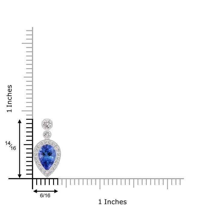 AA - Tanzanite / 2.16 CT / 14 KT White Gold