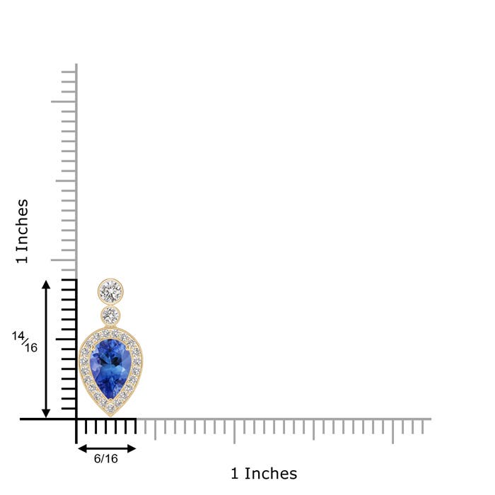 AA - Tanzanite / 2.16 CT / 14 KT Yellow Gold