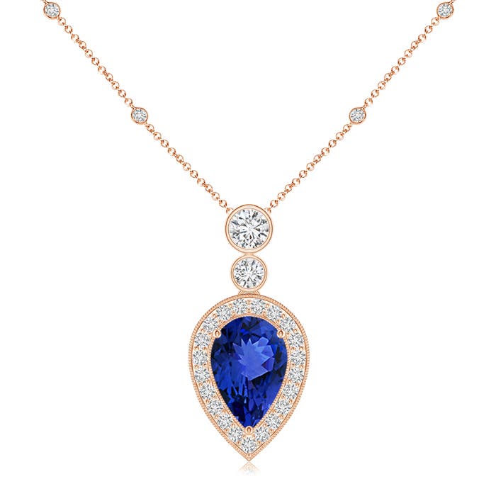 AAA - Tanzanite / 2.16 CT / 14 KT Rose Gold