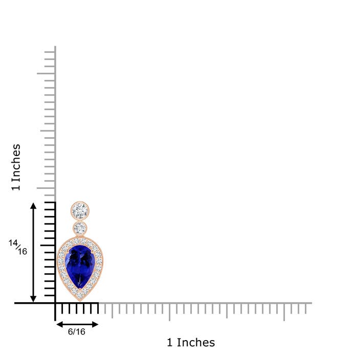 AAAA - Tanzanite / 2.16 CT / 14 KT Rose Gold