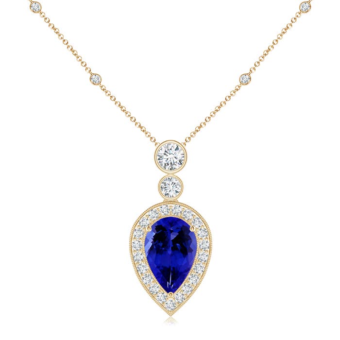 AAAA - Tanzanite / 2.16 CT / 14 KT Yellow Gold