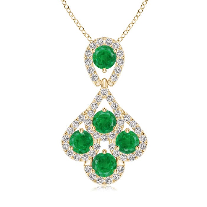 AA - Emerald / 1.06 CT / 14 KT Yellow Gold