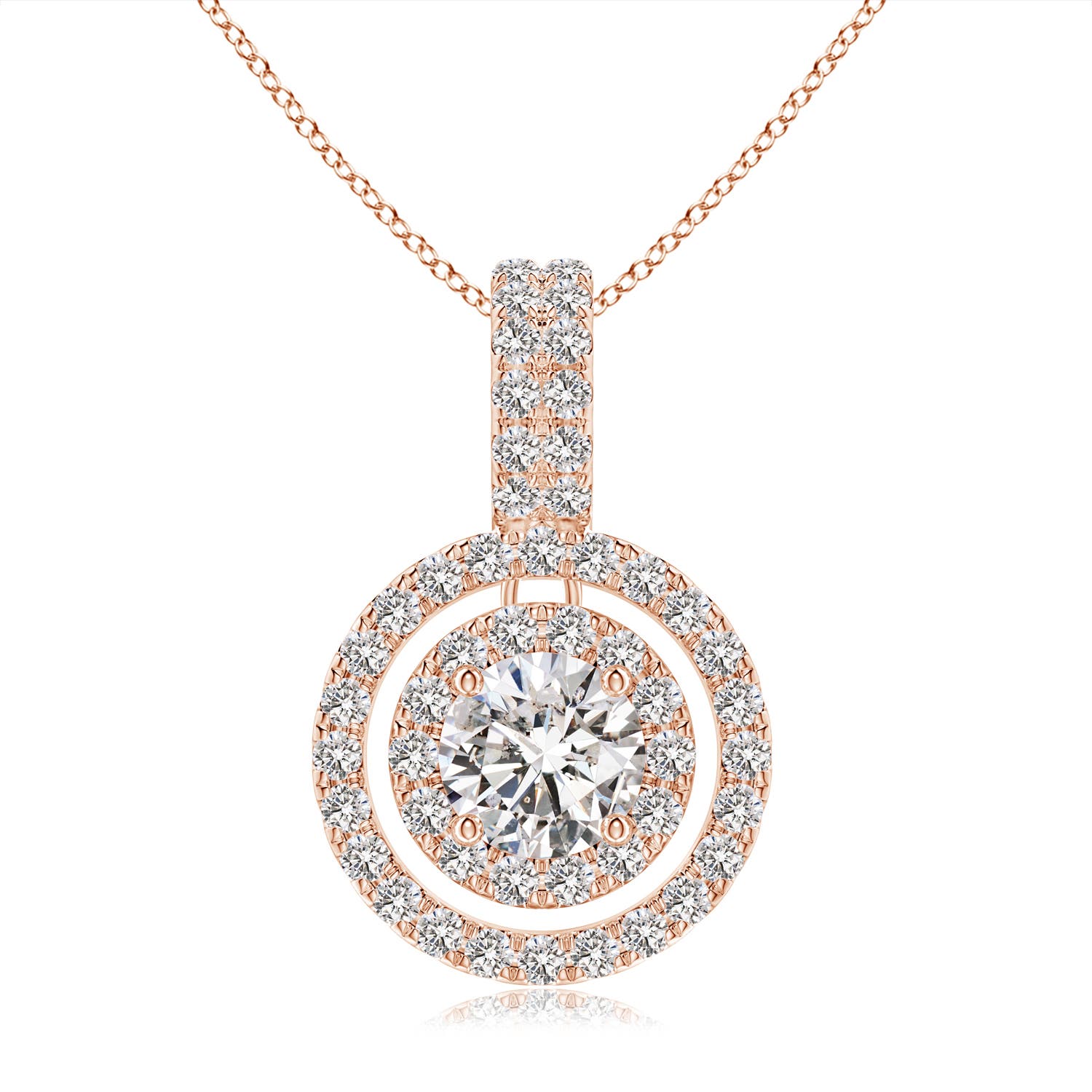 I-J, I1-I2 / 0.75 CT / 14 KT Rose Gold