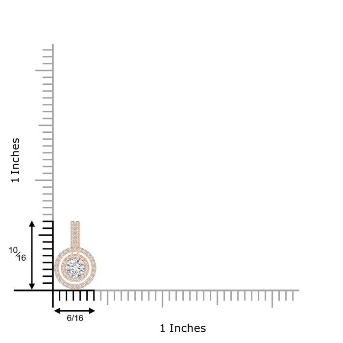 H, SI2 / 0.48 CT / 14 KT Rose Gold