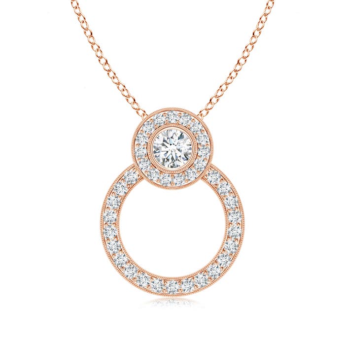 G, VS2 / 0.31 CT / 14 KT Rose Gold