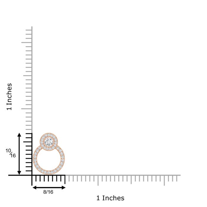 G, VS2 / 0.31 CT / 14 KT Rose Gold