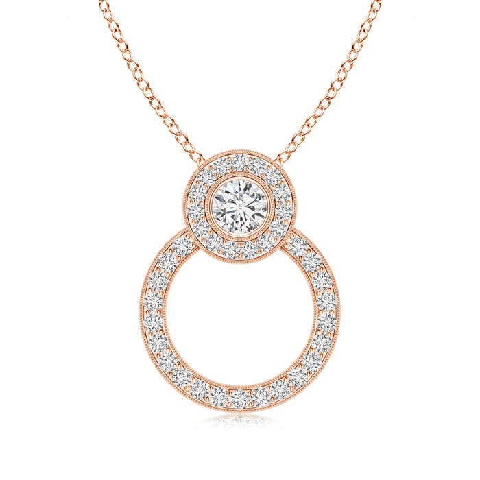 H, SI2 / 0.31 CT / 14 KT Rose Gold