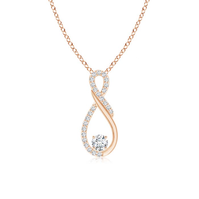 F-G, VS / 0.27 CT / 14 KT Rose Gold