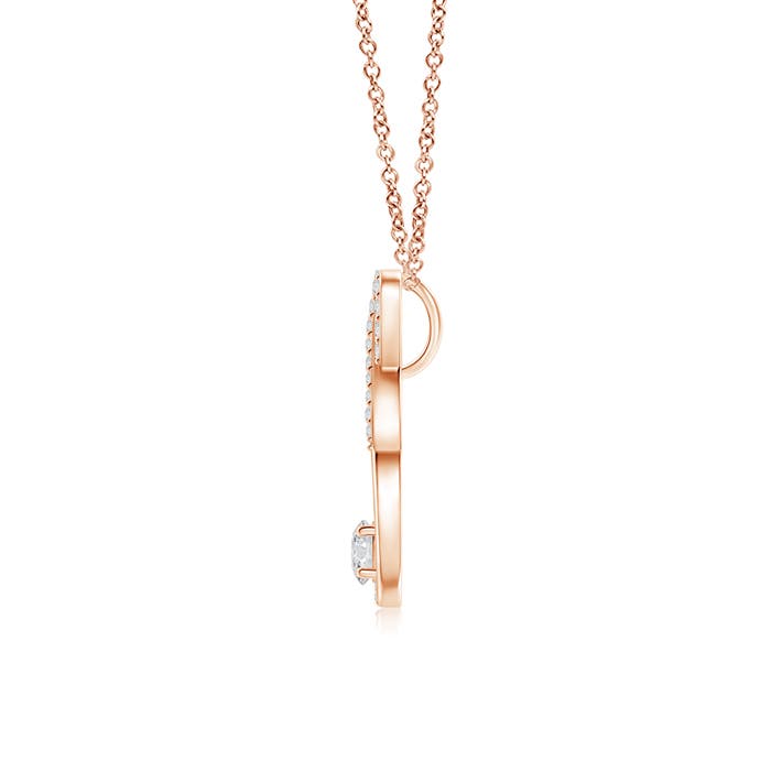 H, SI2 / 0.27 CT / 14 KT Rose Gold