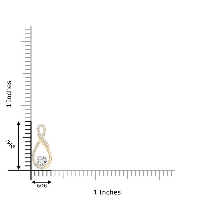 H, SI2 / 0.27 CT / 14 KT Yellow Gold