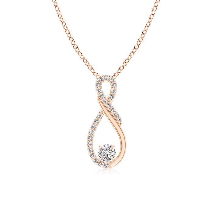 I-J, I1-I2 / 0.27 CT / 14 KT Rose Gold