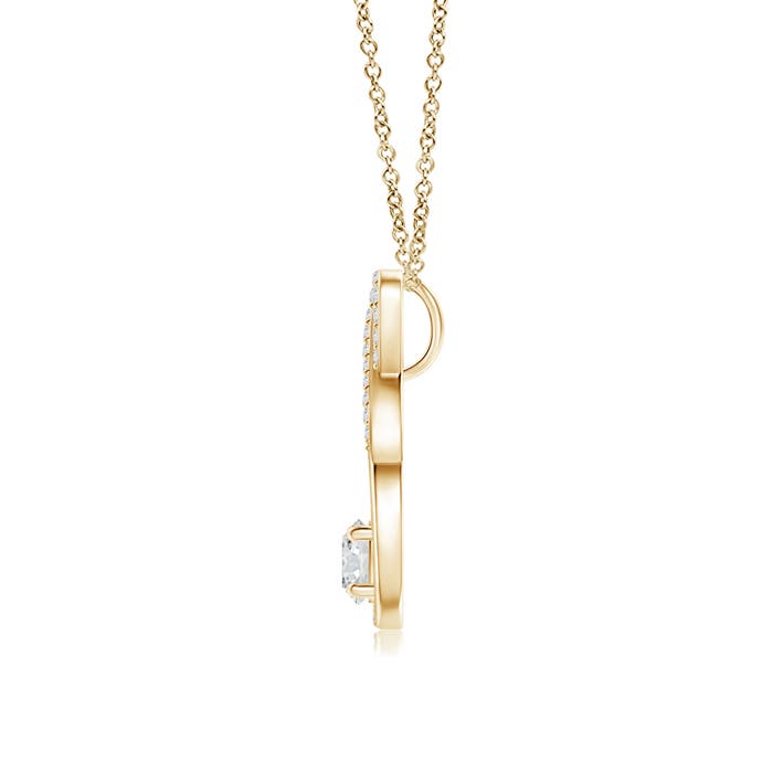 H, SI2 / 0.52 CT / 14 KT Yellow Gold