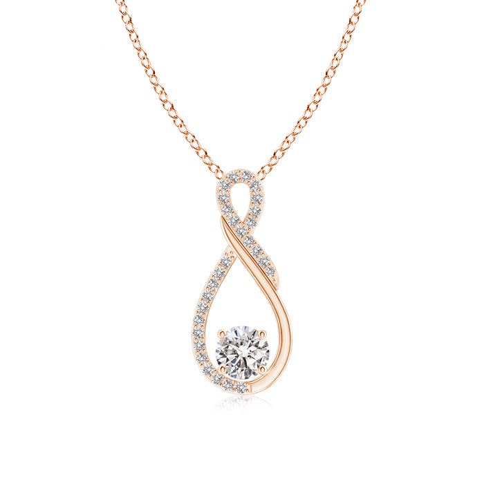 I-J, I1-I2 / 0.52 CT / 14 KT Rose Gold