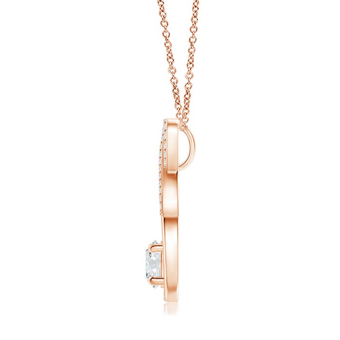 F-G, VS / 0.96 CT / 14 KT Rose Gold