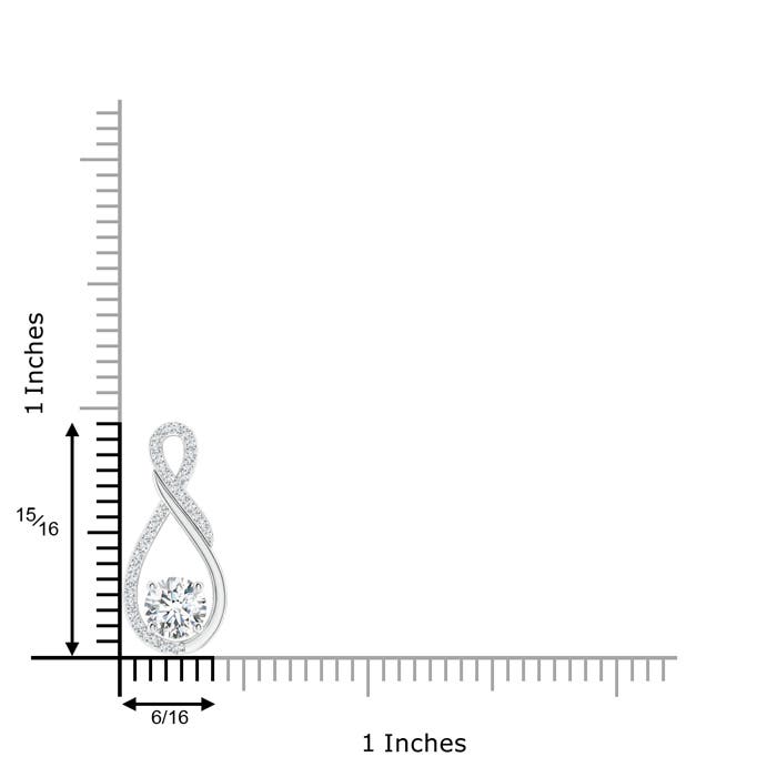 F-G, VS / 0.96 CT / 14 KT White Gold