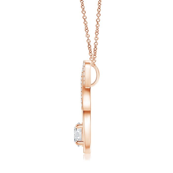 H, SI2 / 0.96 CT / 14 KT Rose Gold