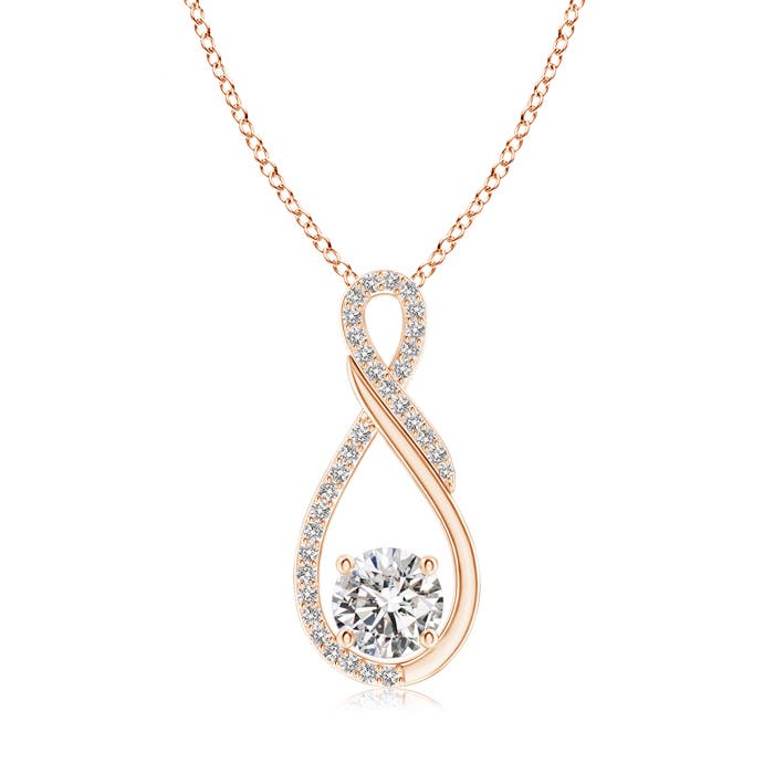 I-J, I1-I2 / 0.96 CT / 14 KT Rose Gold